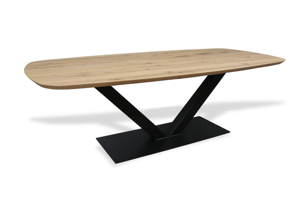 Deens ovale eiken eettafel Karmina