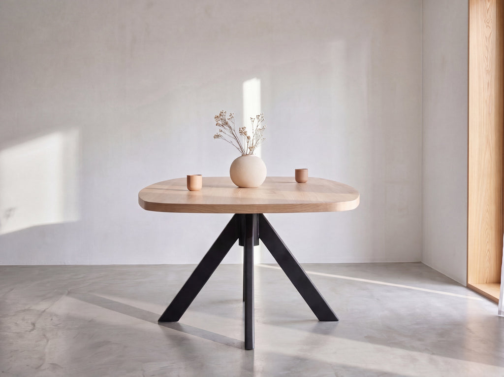 Deens ovale eiken eettafel Laure
