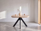 Deens ovale eiken eettafel Laure