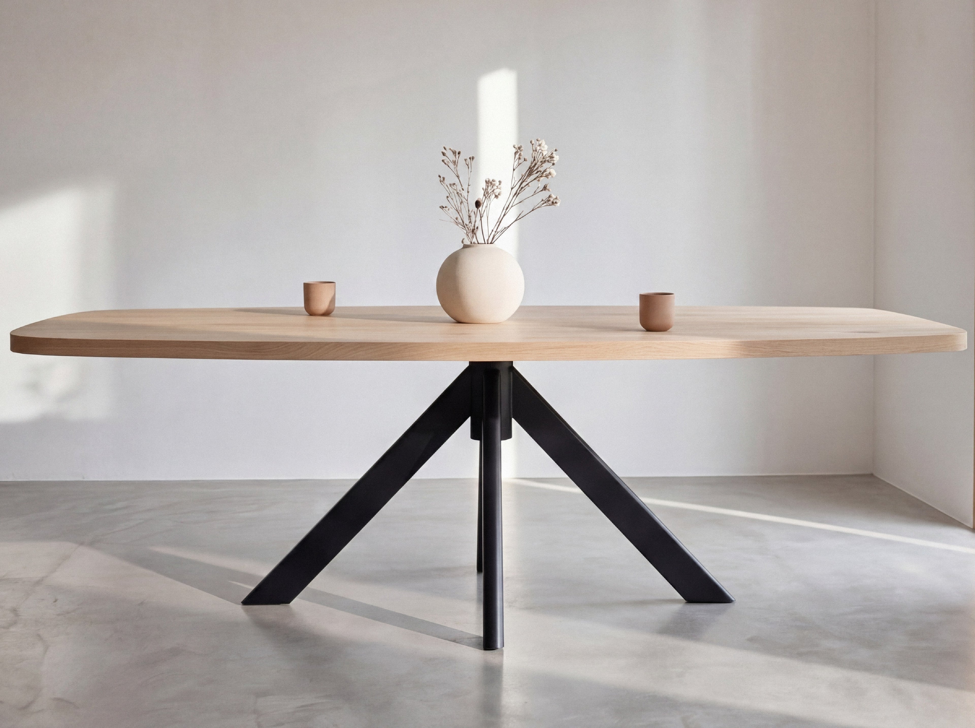 Deens ovale eiken eettafel Laure