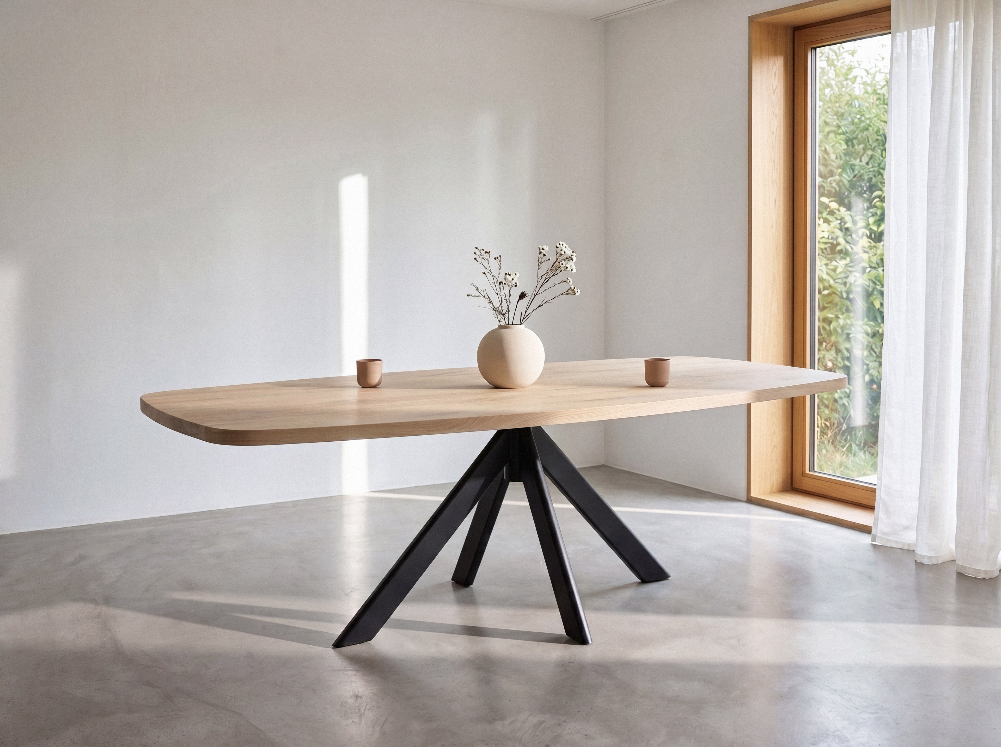 Deens ovale eiken eettafel Laure