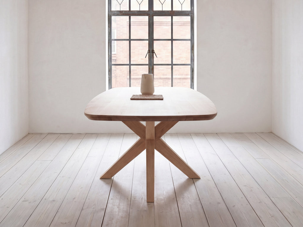 Deens ovale eiken eettafel Anja