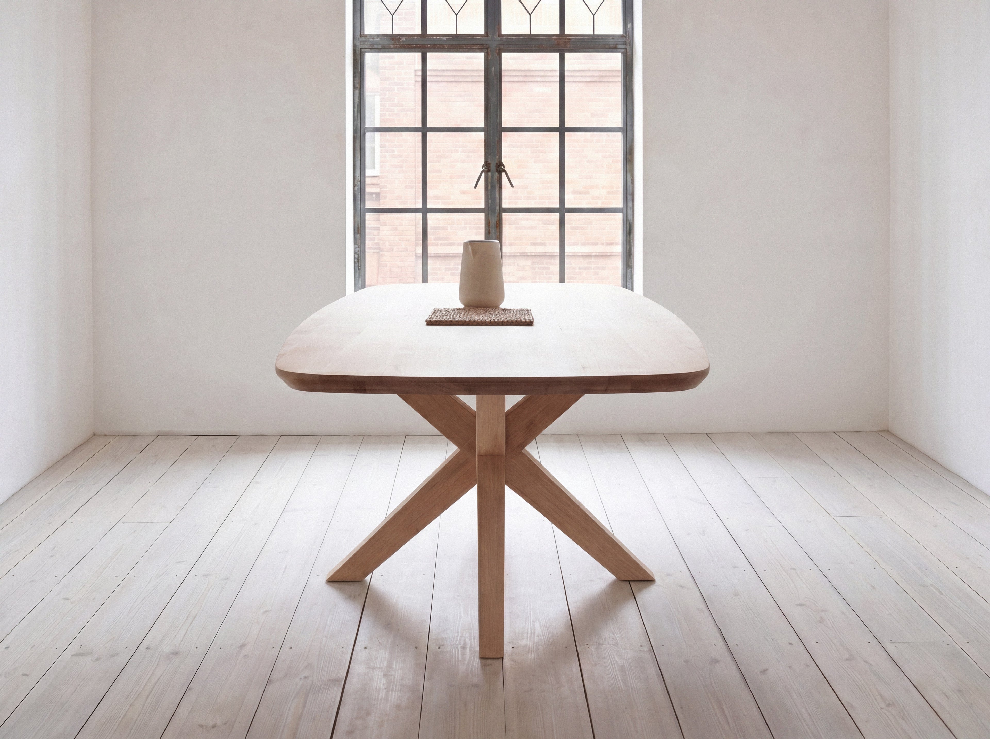 Deens ovale eiken eettafel Anja