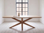 Deens ovale eiken eettafel Anja