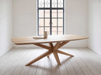 Deens ovale eiken eettafel Anja