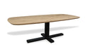 Deens ovale eiken eettafel Oskar