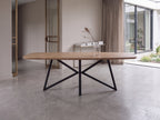 Deens ovale eiken eettafel Silje