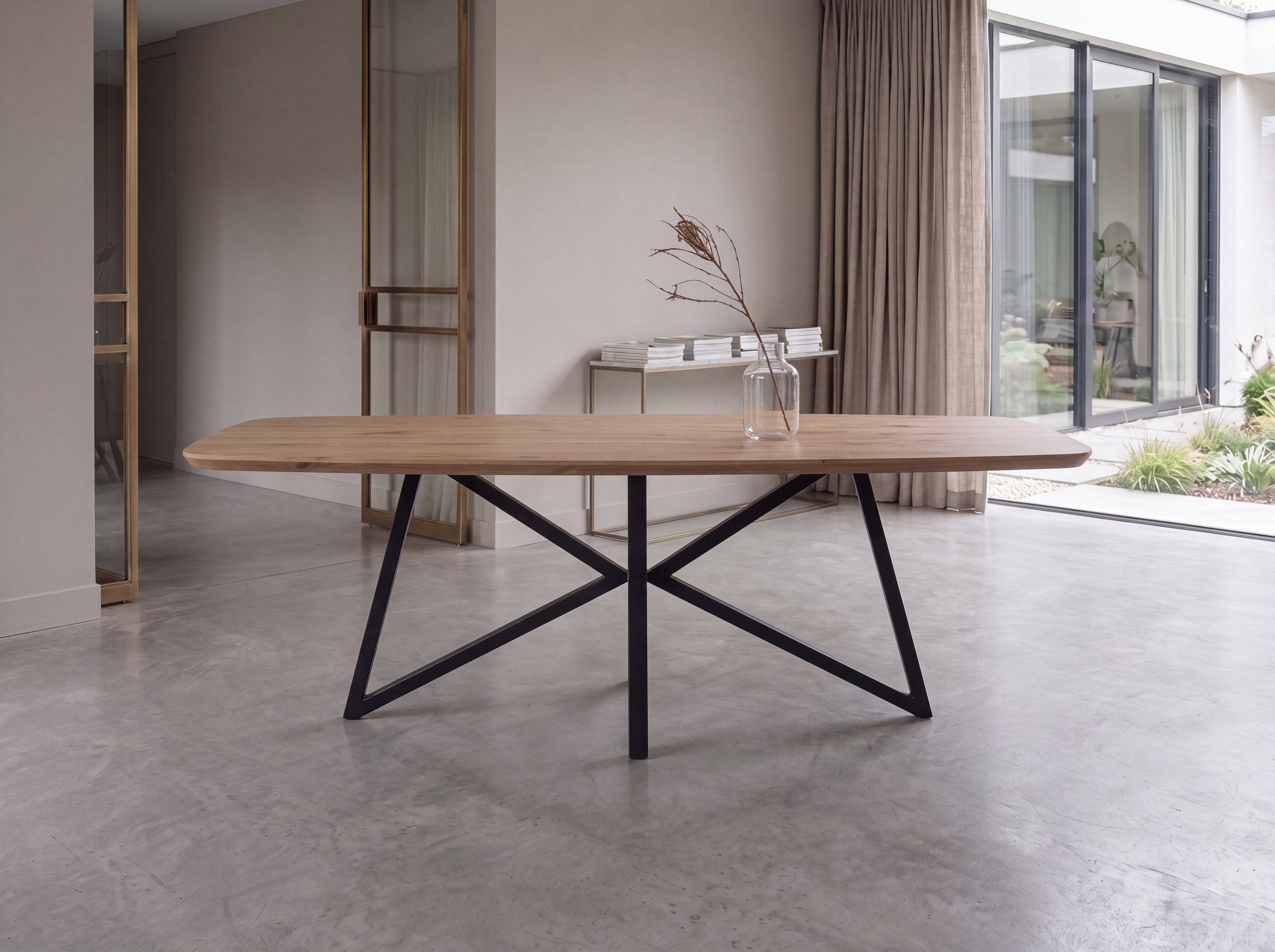 Deens ovale eiken eettafel Silje