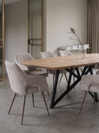 Deens ovale eiken eettafel Silje