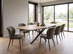 Deens ovale eiken eettafel Thurid