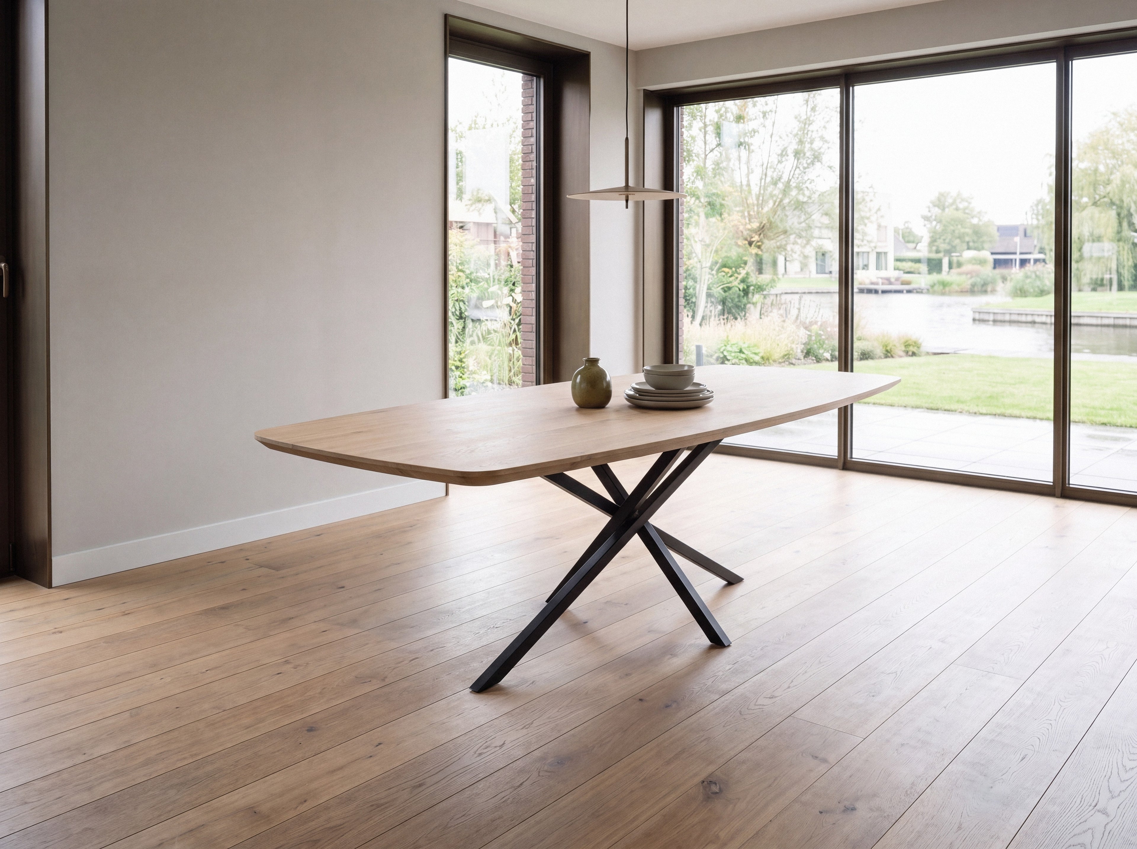 Deens ovale eiken eettafel Thurid