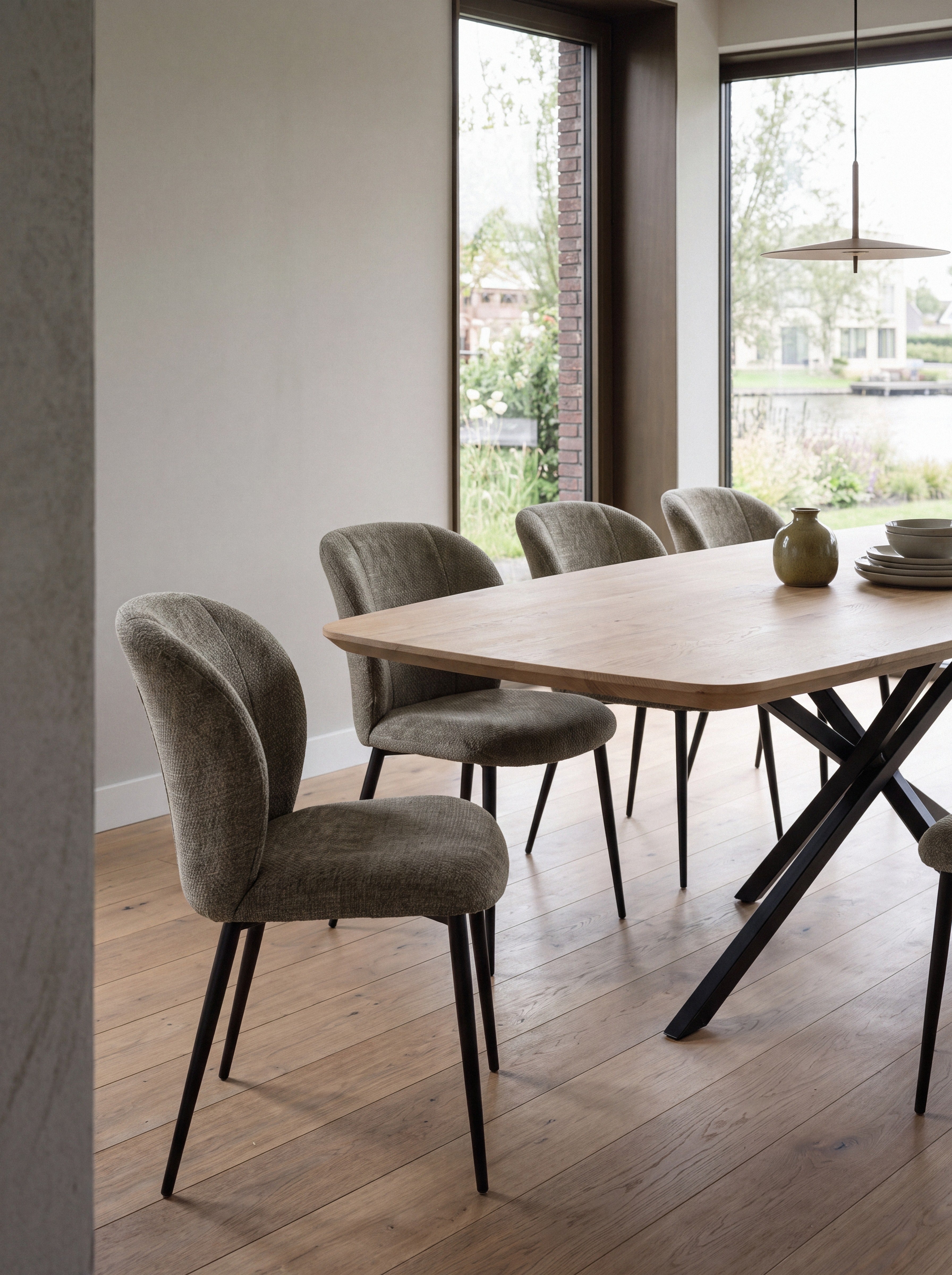 Deens ovale eiken eettafel Thurid
