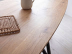 Deens ovale eiken eettafel Veslemoy