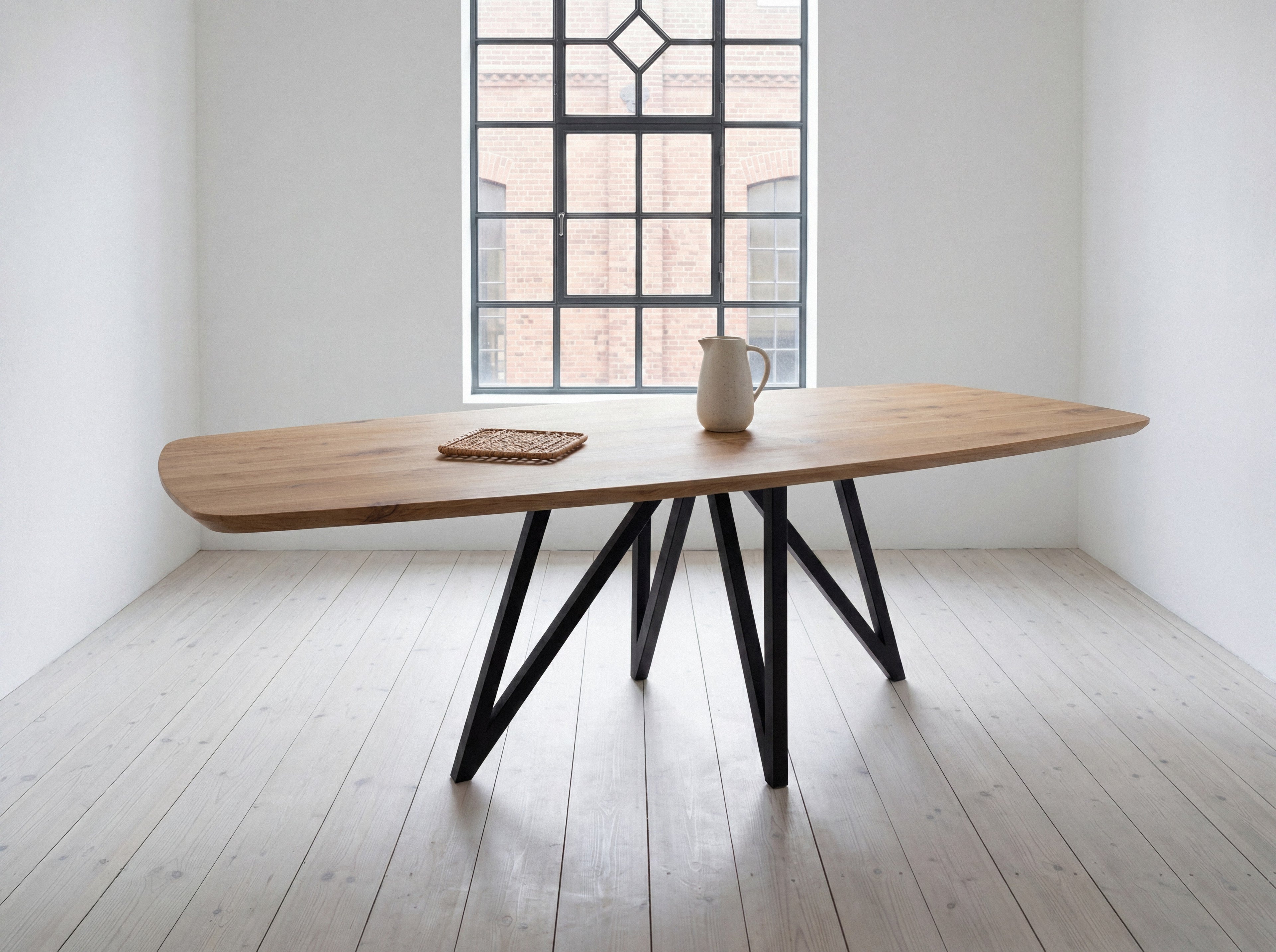 Deens ovale eiken eettafel Veslemoy