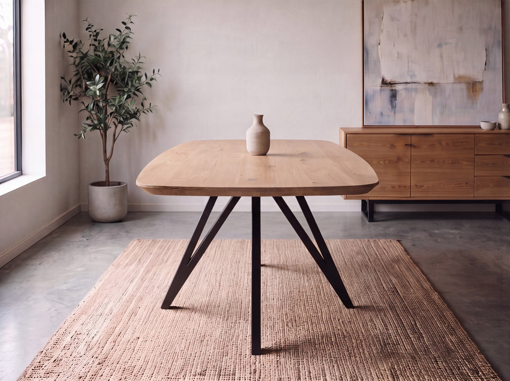 Deens ovale eiken eettafel Veslemoy