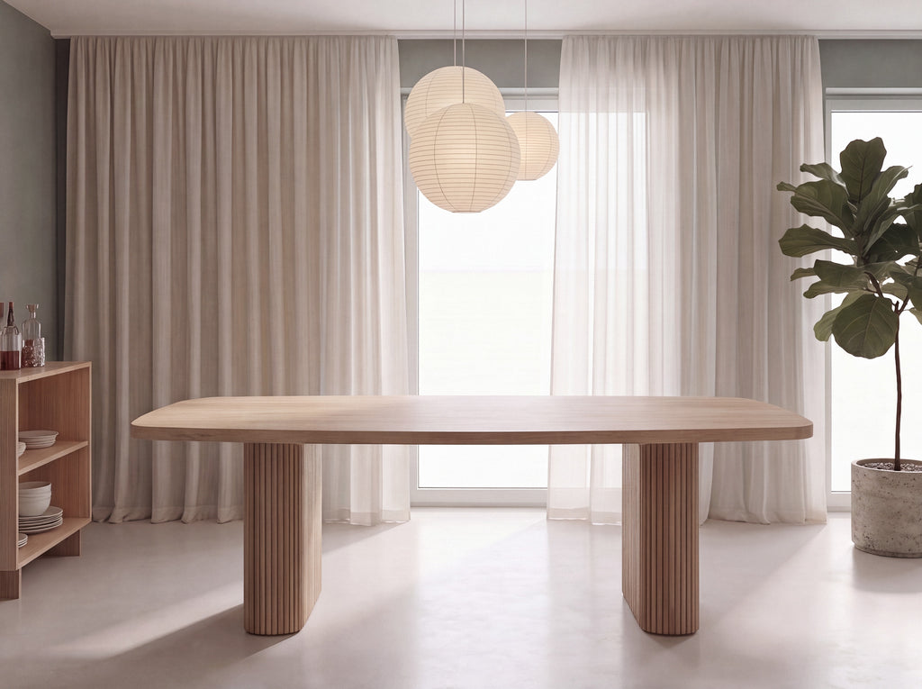 Deens ovale eiken eettafel Vita