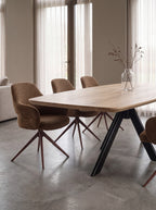 Deens ovale eiken eettafel Laure