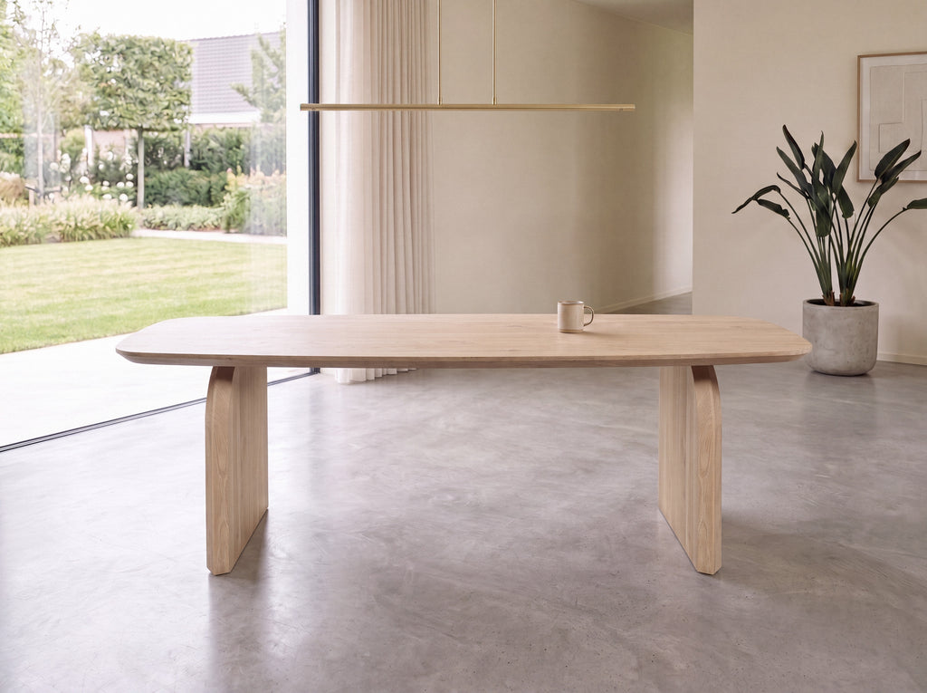 Deens ovale eiken eettafel Birnir