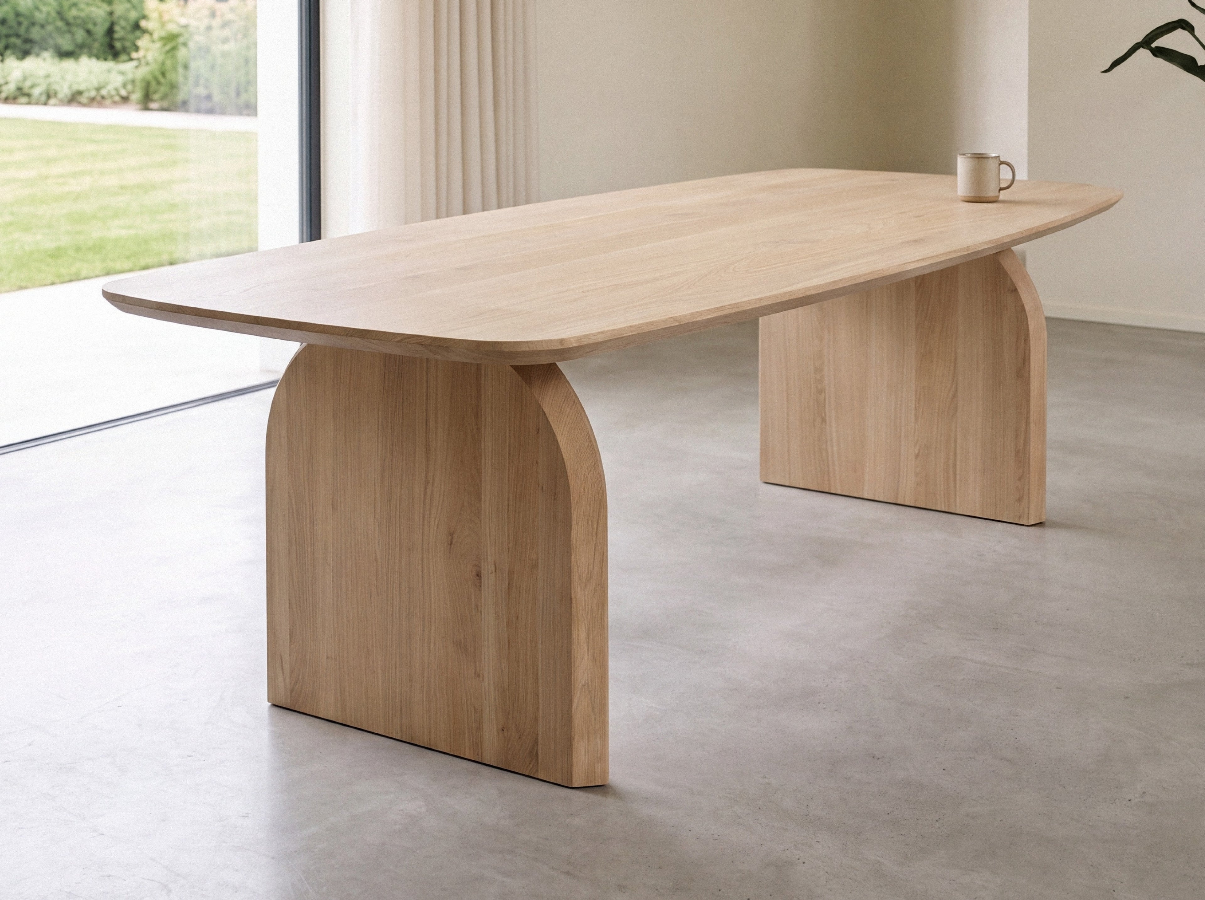 Deens ovale eiken eettafel Birnir