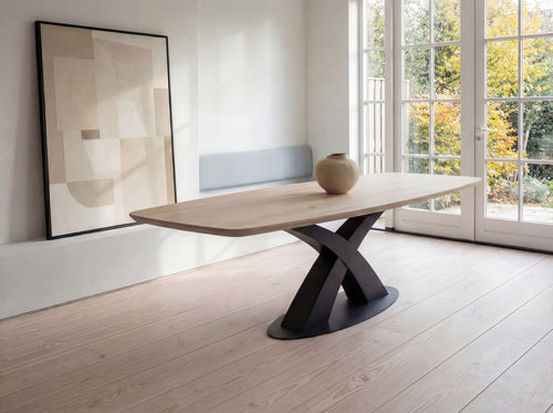 Deens ovale eiken eettafel Freja