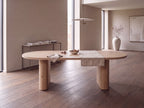 Deens ovale eiken eettafel Juki