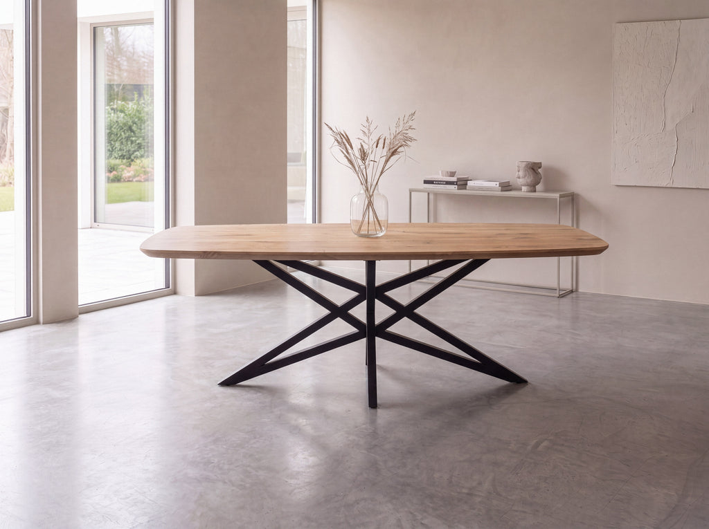 Deens ovale eiken eettafel Merete