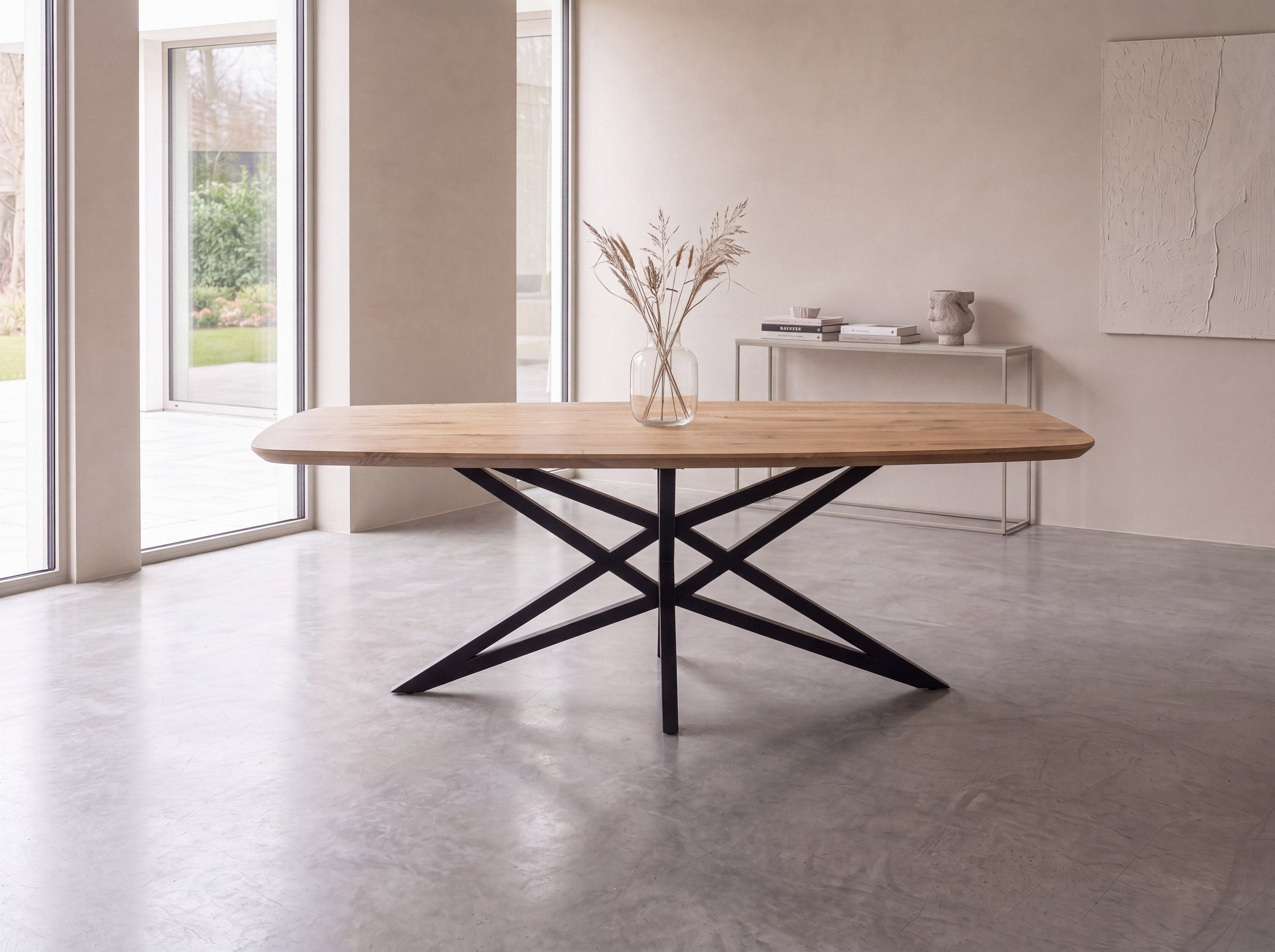 Deens ovale eiken eettafel Merete