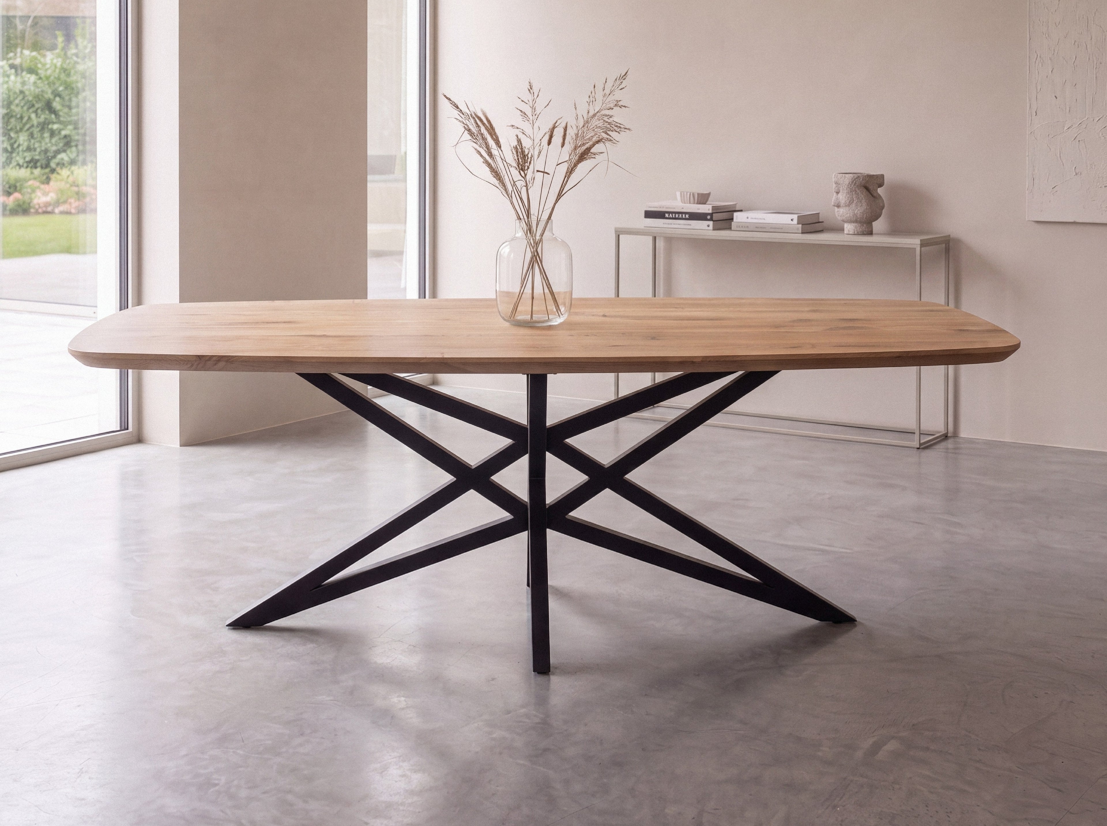 Deens ovale eiken eettafel Merete