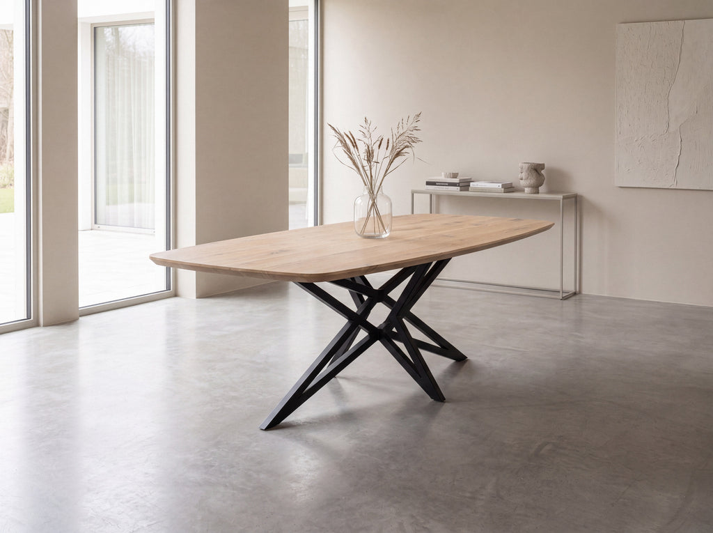 Deens ovale eiken eettafel Merete