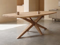 Deens ovale eiken eettafel Anja