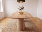 Deens ovale eiken eettafel Sif