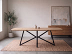 Deens ovale eiken eettafel Silje