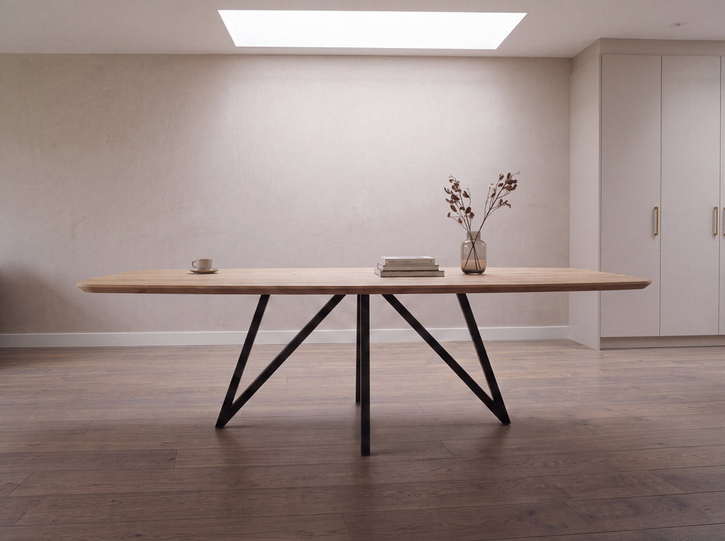 Deens ovale eiken eettafel Veslemoy