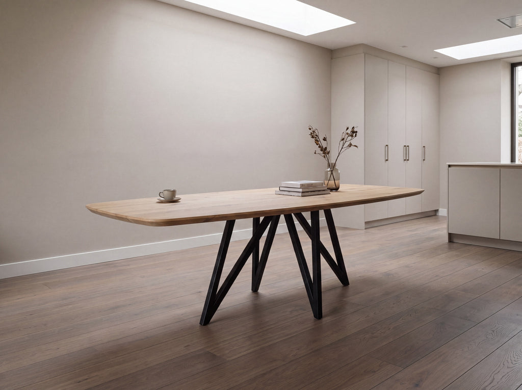 Deens ovale eiken eettafel Veslemoy