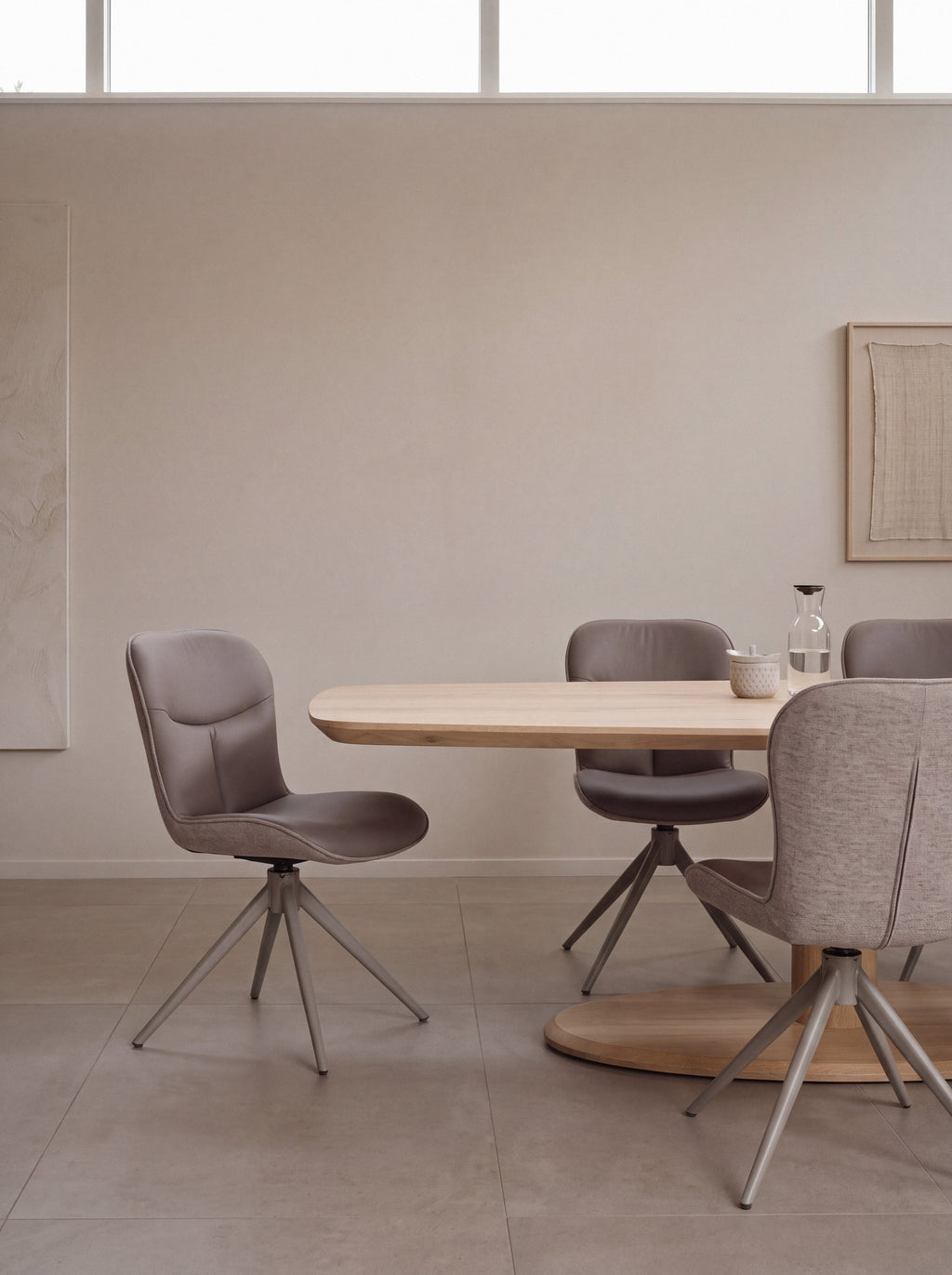 Deens ovale eiken eettafel Bodie