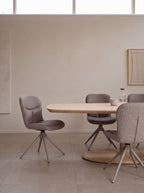 Deens ovale eiken eettafel Bodie