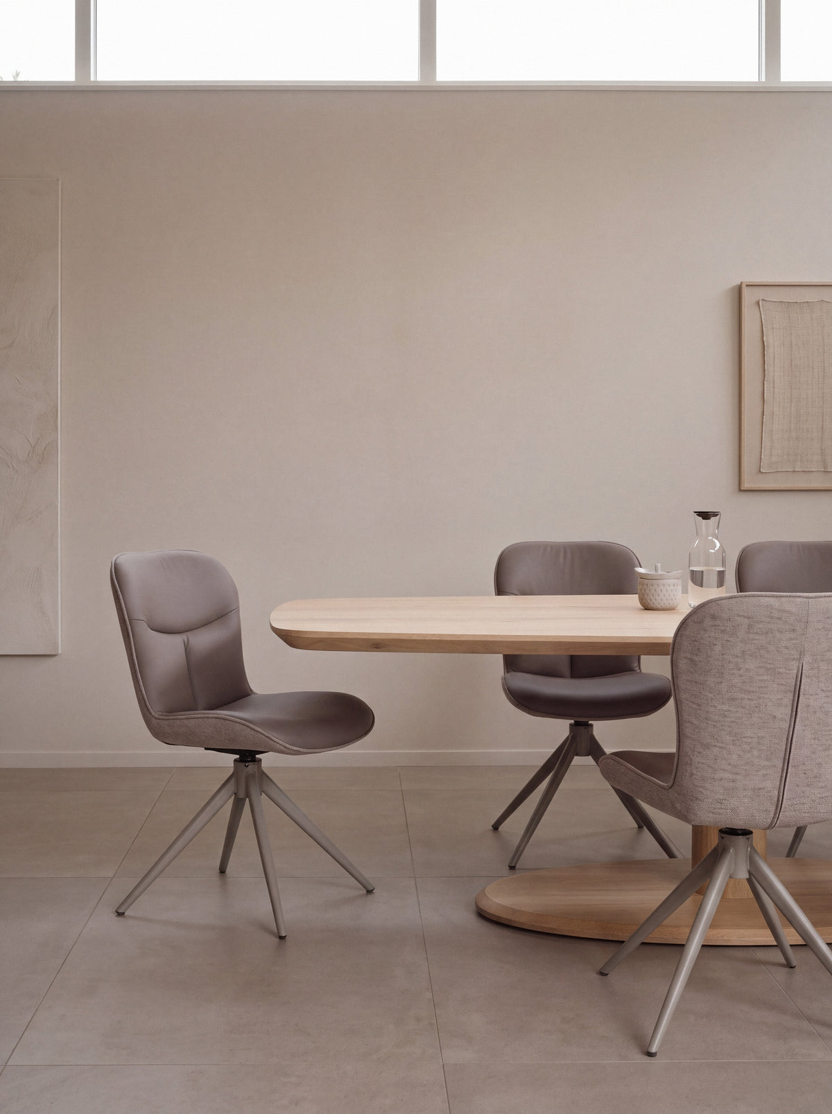 Deens ovale eiken eettafel Bodie