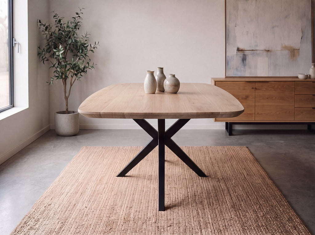 Deens ovale eiken eettafel Henrik