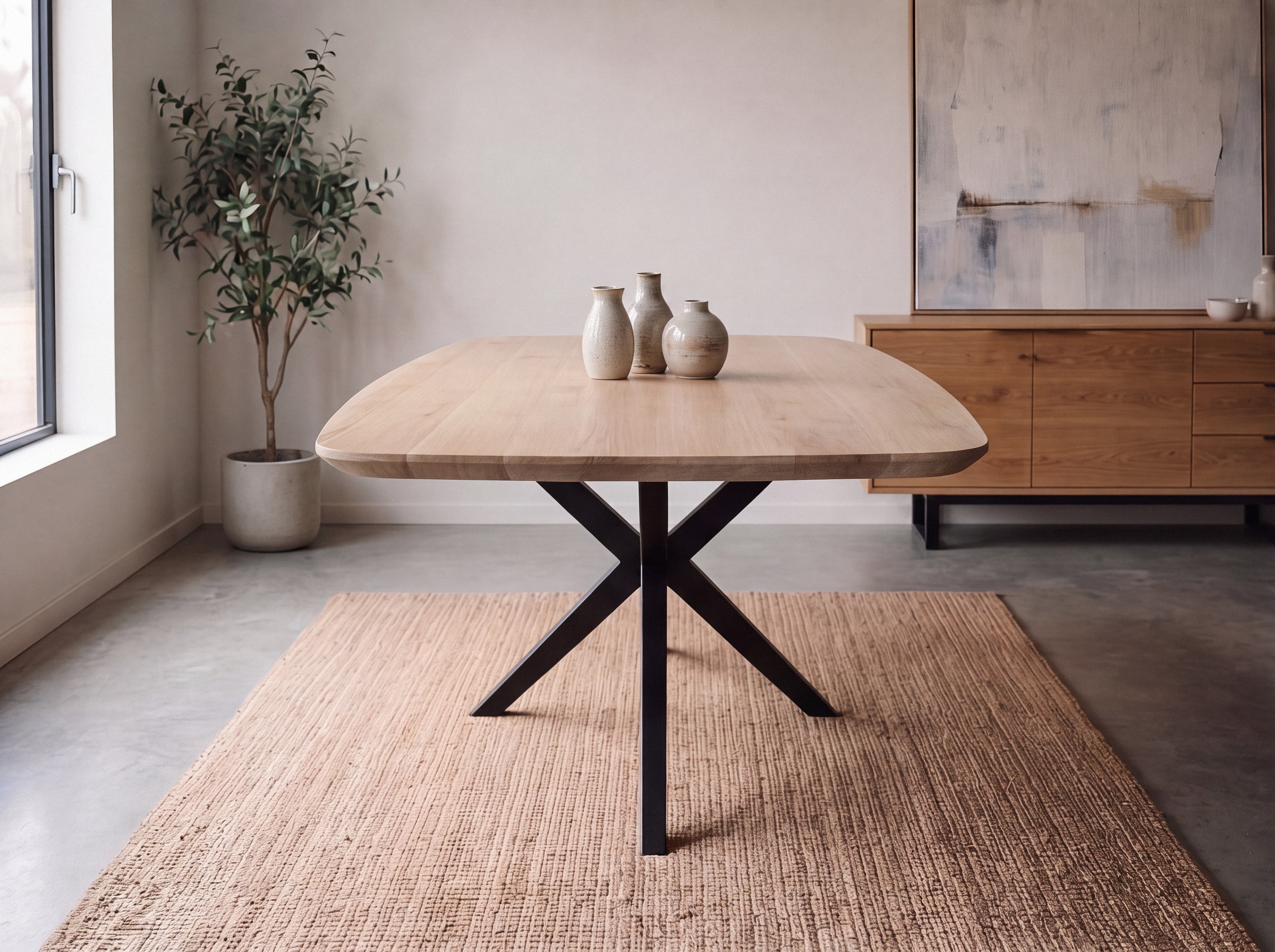 Deens ovale eiken eettafel Henrik