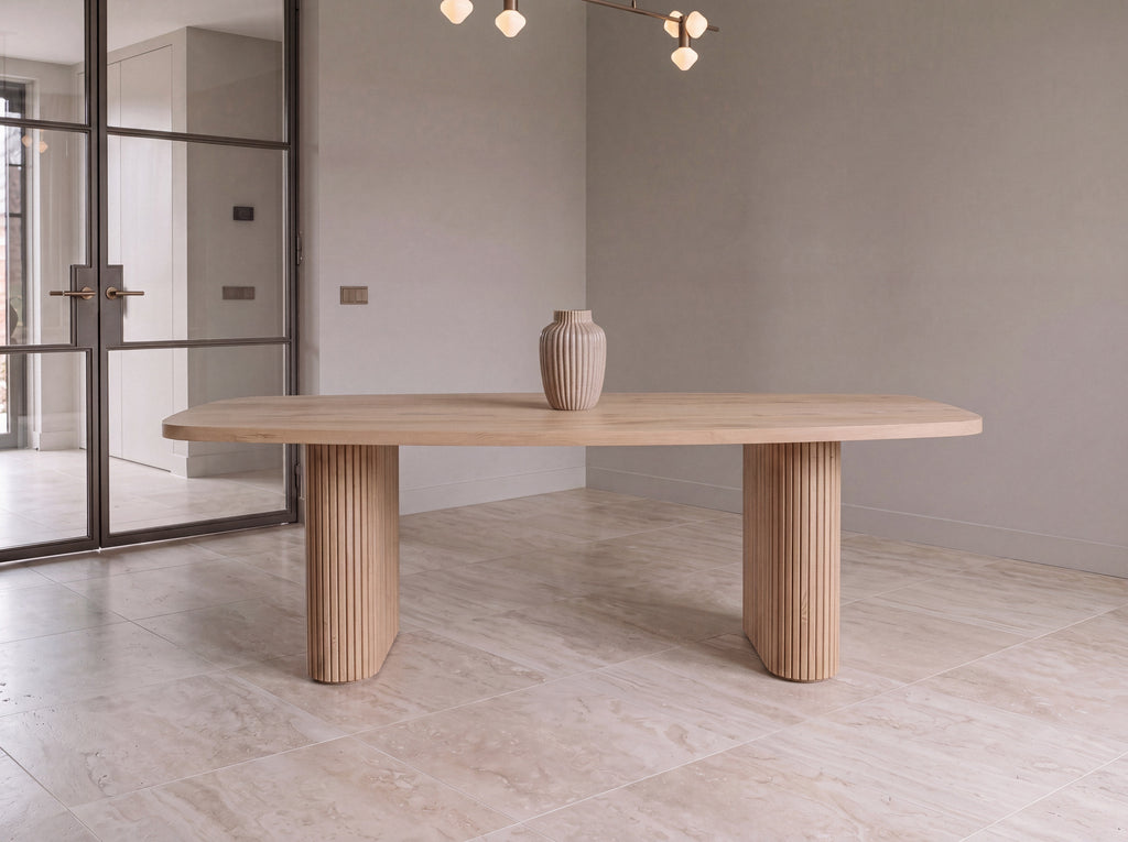 Deens ovale eiken eettafel Vita