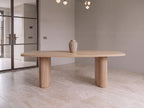 Deens ovale eiken eettafel Vita