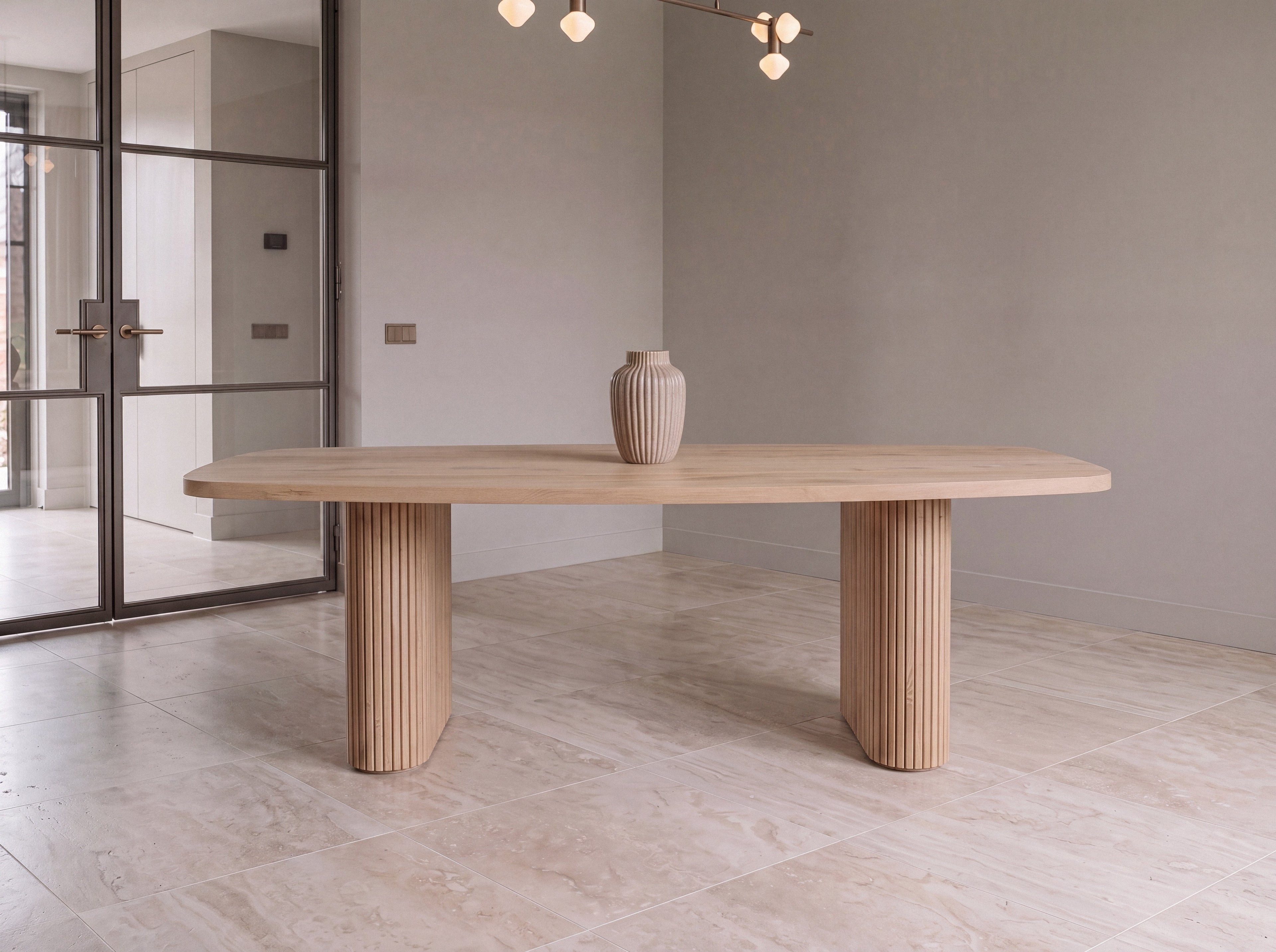 Deens ovale eiken eettafel Vita