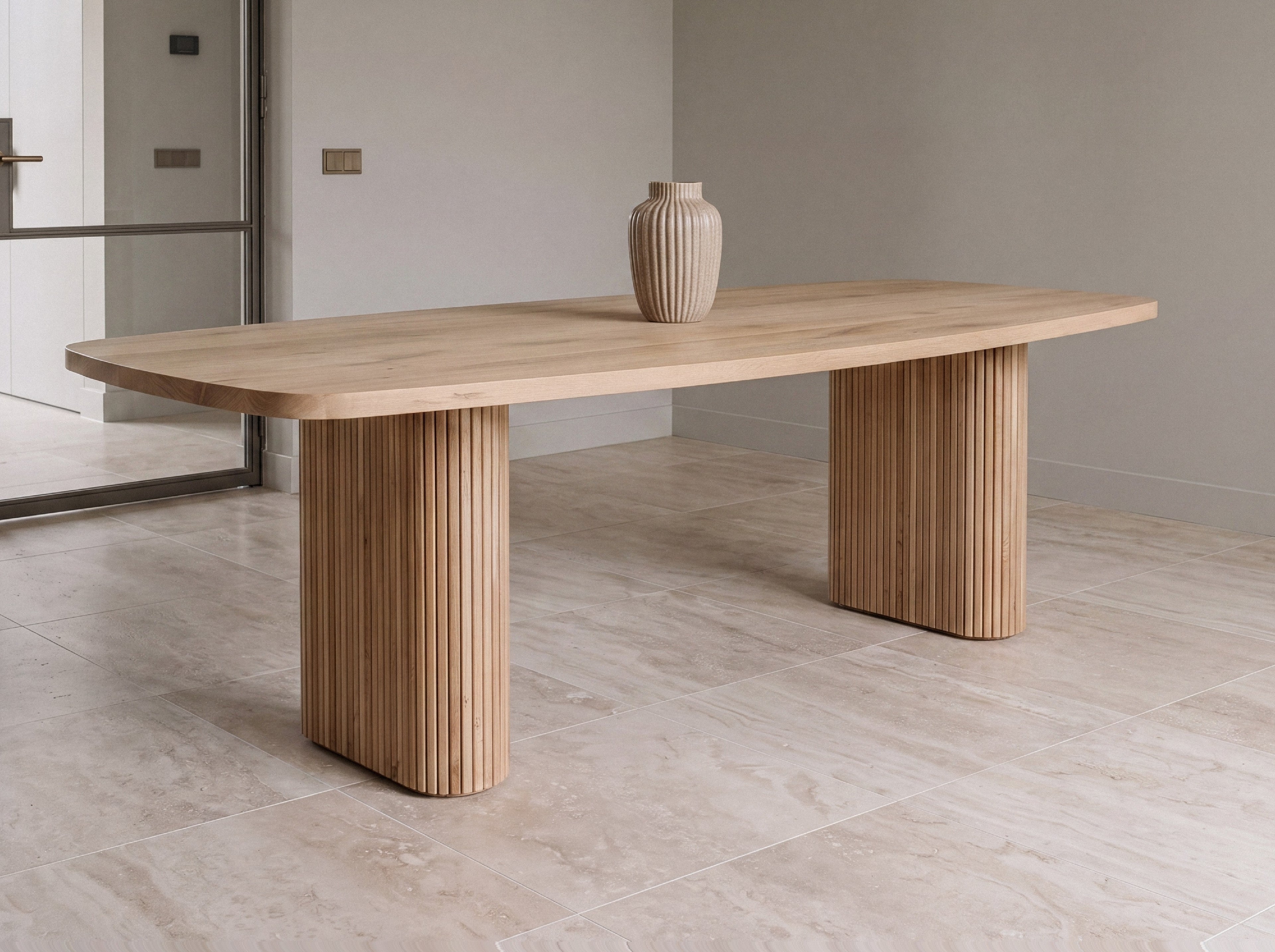 Deens ovale eiken eettafel Vita