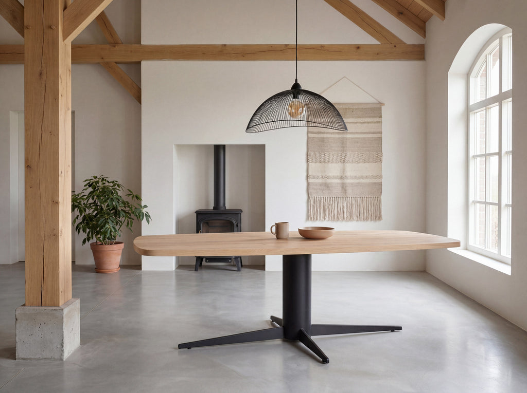 Deens ovale eiken eettafel Iver