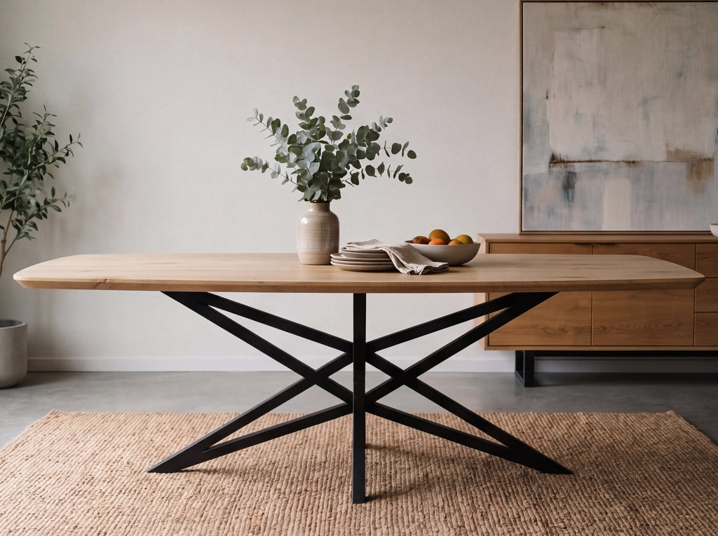 Deens ovale eiken eettafel Merete