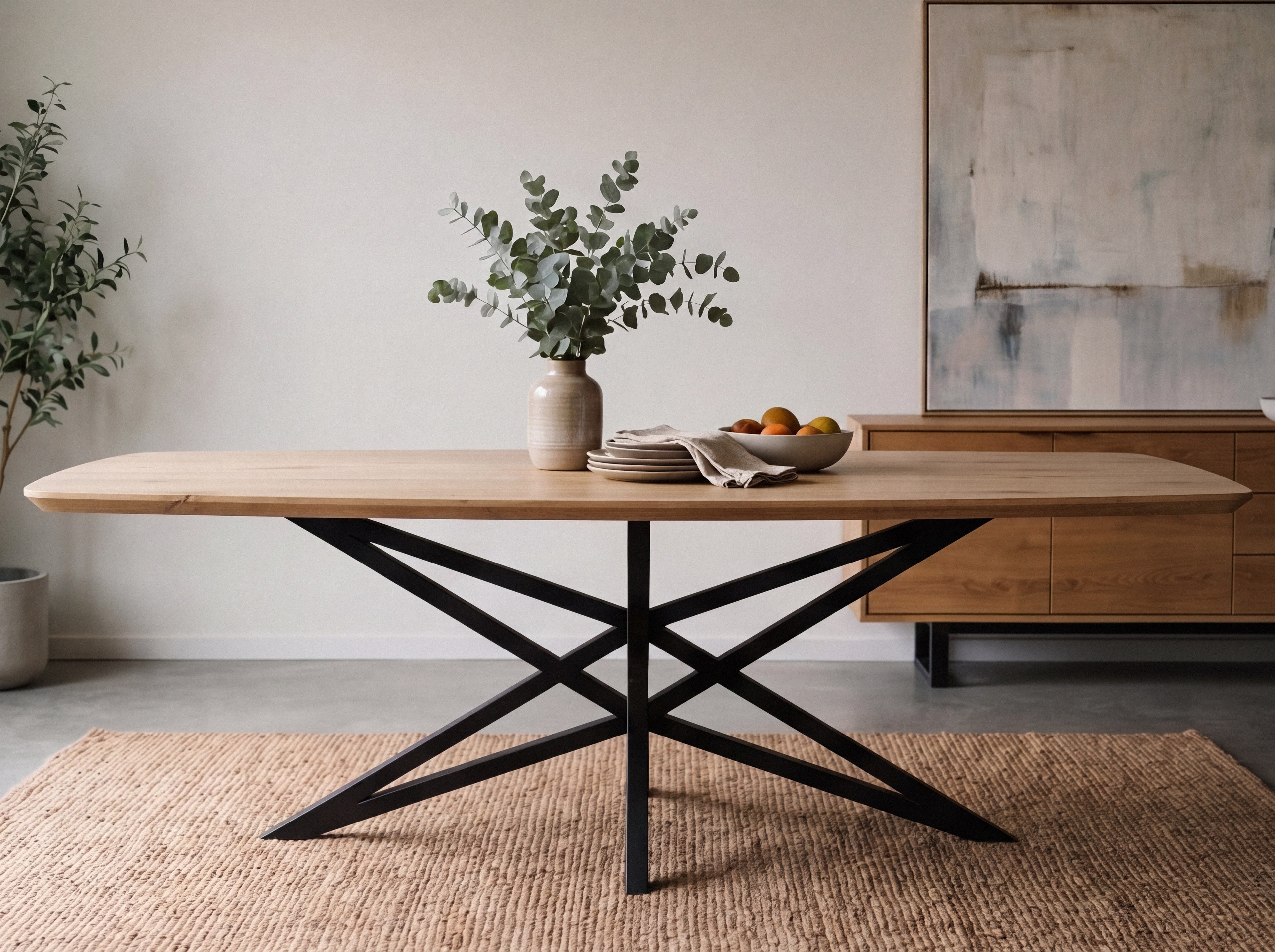 Deens ovale eiken eettafel Merete