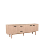 Eiken dressoir Cali naturel 220cm
