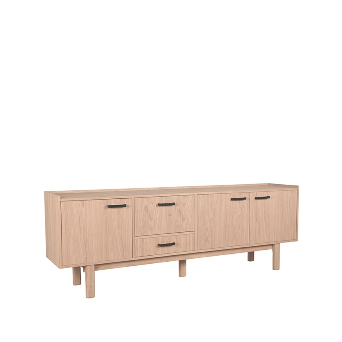 Eiken dressoir Cali naturel 220cm