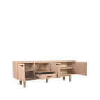 Eiken dressoir Cali naturel 220cm