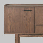Eiken dressoir Cali smoked 220cm